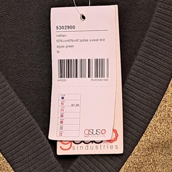 GSUS Ladies Knit Sweatshirt NWT Size Medium - Picture 8 of 10